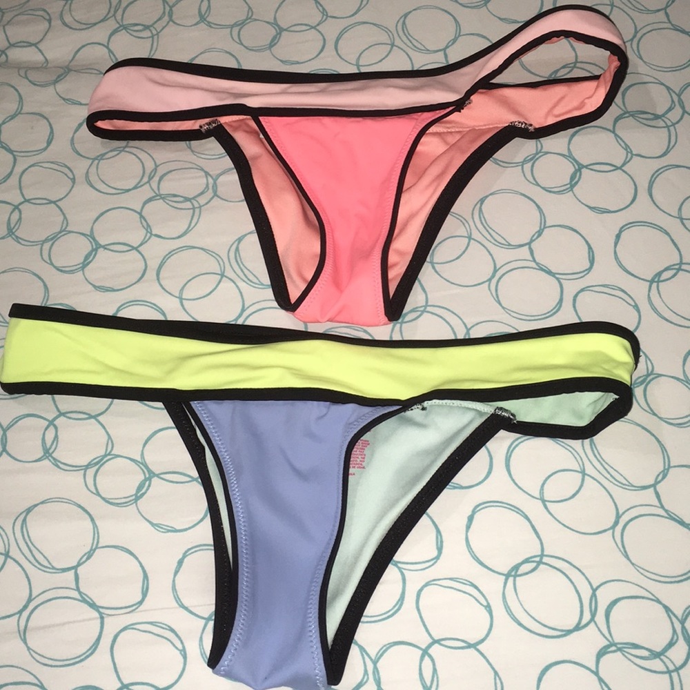 Color Blocked Victoria Secret Bikini Bottoms